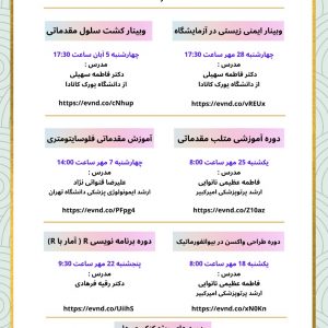 وبینارها و دوره های تخصصی-مشاغل تهران