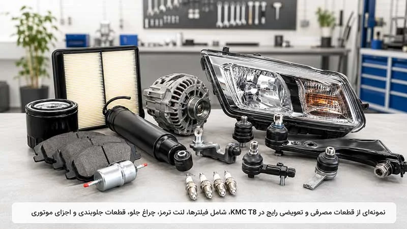 قطعات پرمصرف KMC T8